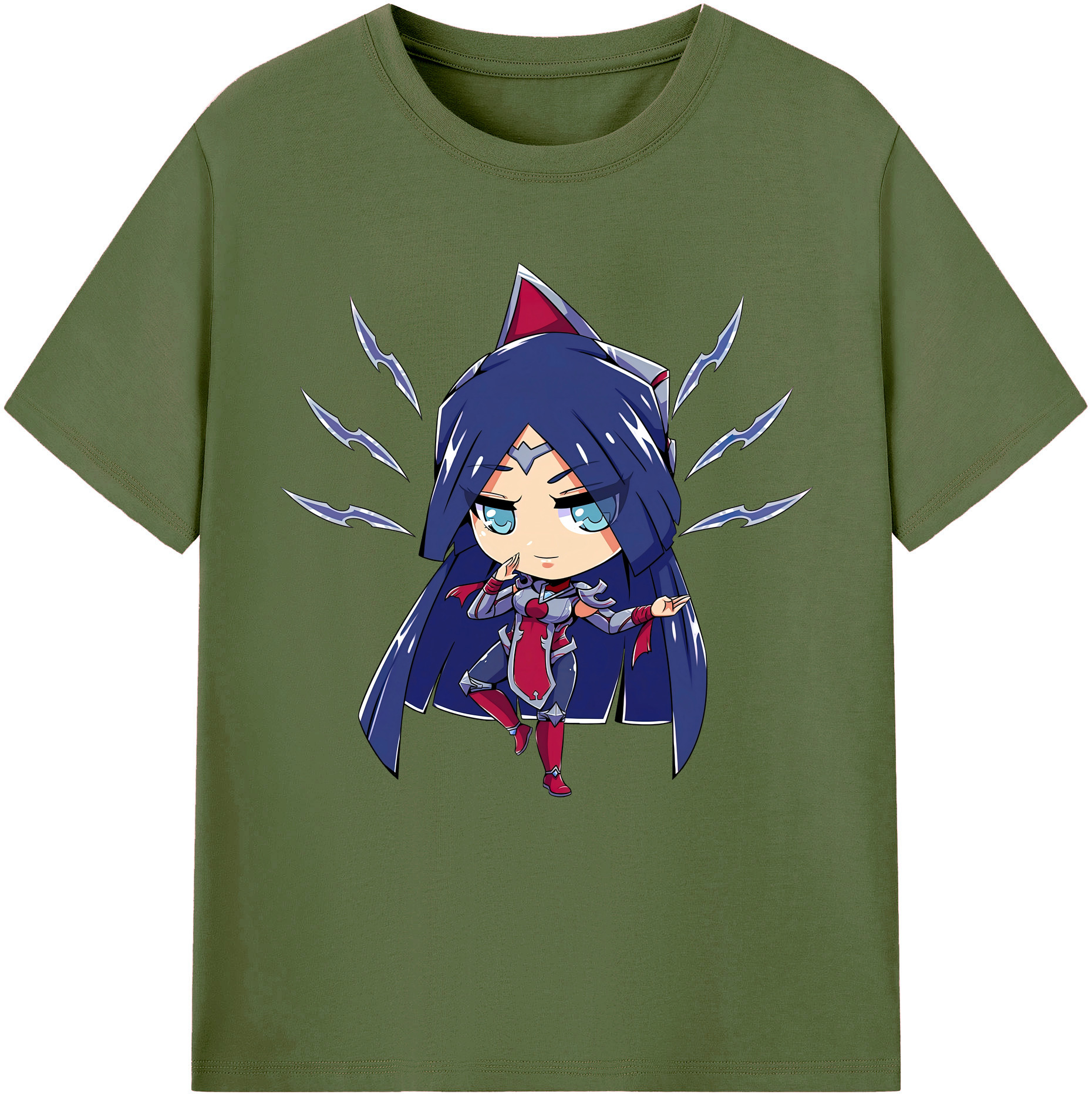リーグ・オブ・レジェンド League of Legends LOL 綿100％半袖Tシャツ（フロントプリント）